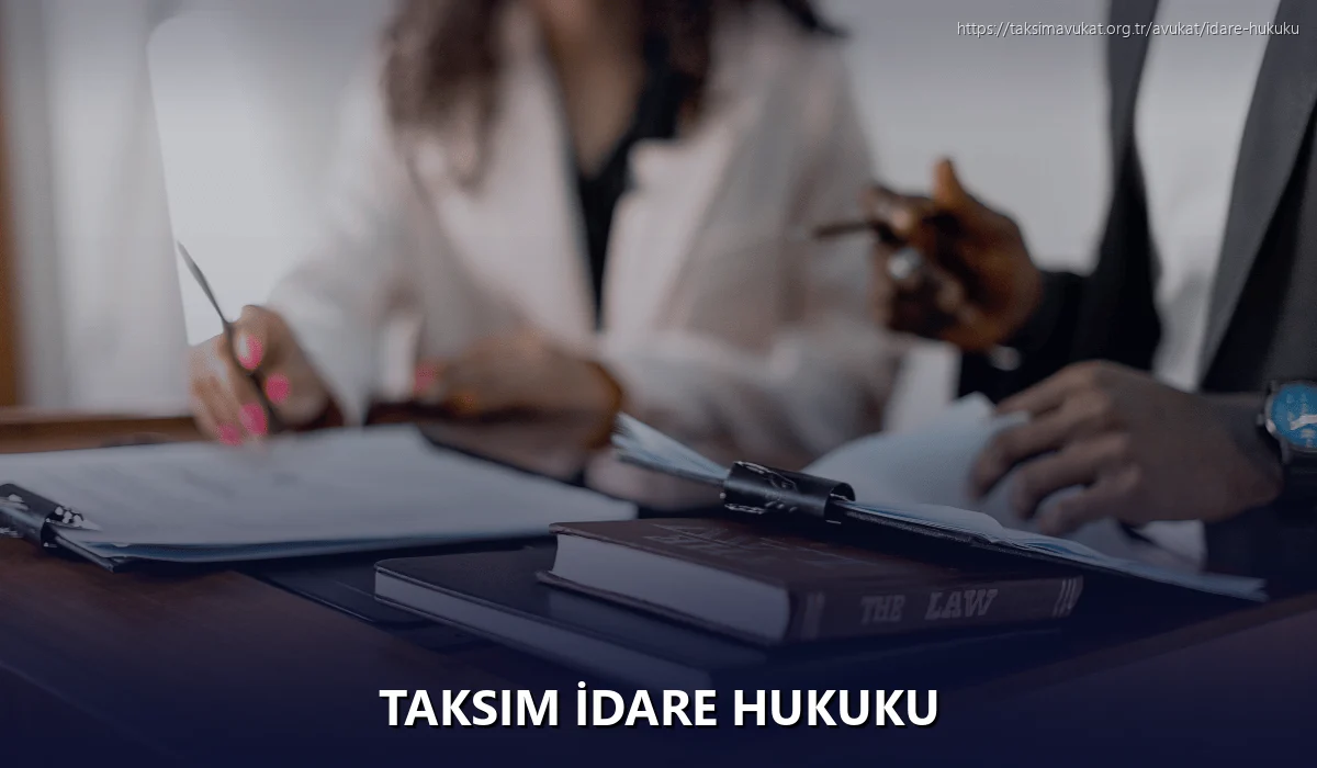 Taksim İdare Hukuku